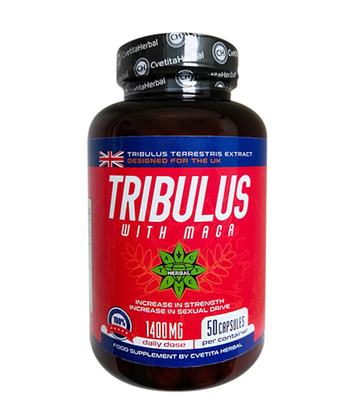 CVETITA HERBAL Tribulus with Maca / 50 caps.